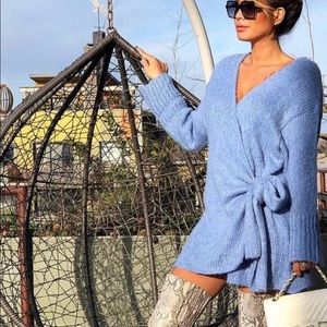 Zara wrap sweater dress